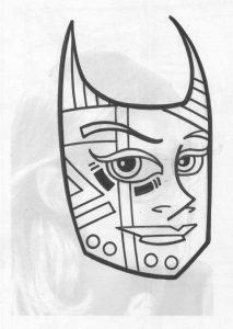 And the other mask drawing